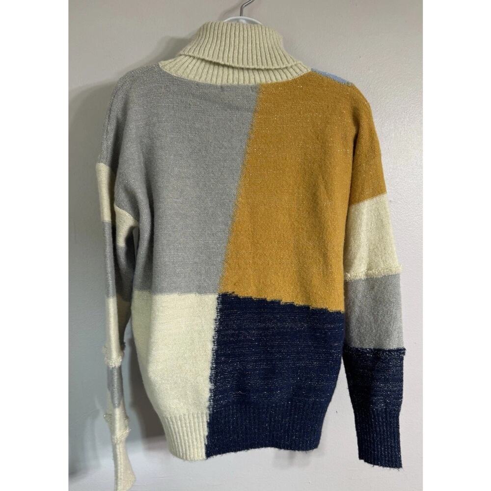 La Maille FRNCH Paris Sweater Turtleneck Women’s Small Pullover Chunky Rib NEW - Picture 5 of 8